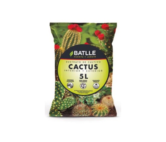 Sustrato Cactus. 5 Litros